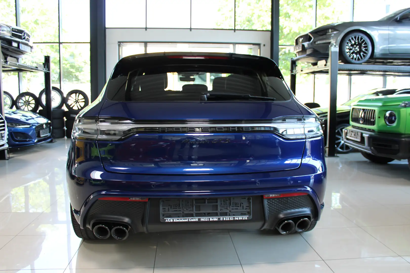 Porsche Macan III GTS PDK 441PS PANORAMA CARBON-PAKET 1-HAND TOP Blauw - 2