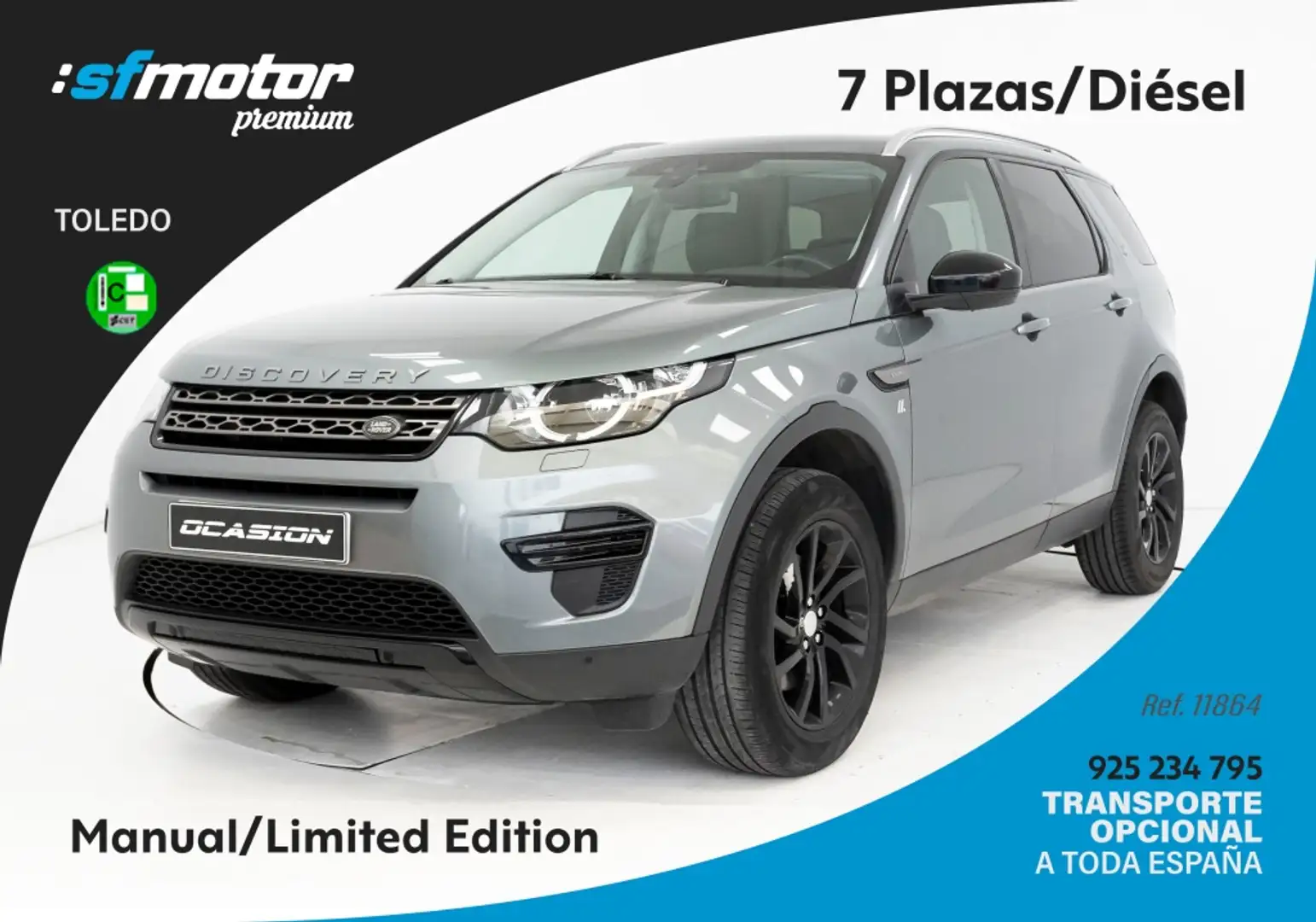 Land Rover Discovery Sport Todoterreno Manual de 5 Puertas Gris - 1