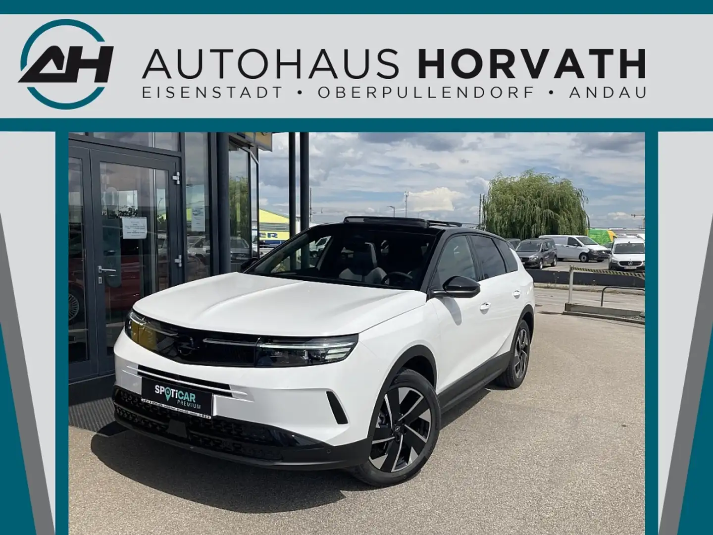 Opel Grandland 1.2 MHEV GS Aut.!LEDMATRIX,PANO,FOCAL,AHV,VOLL! Weiß - 1