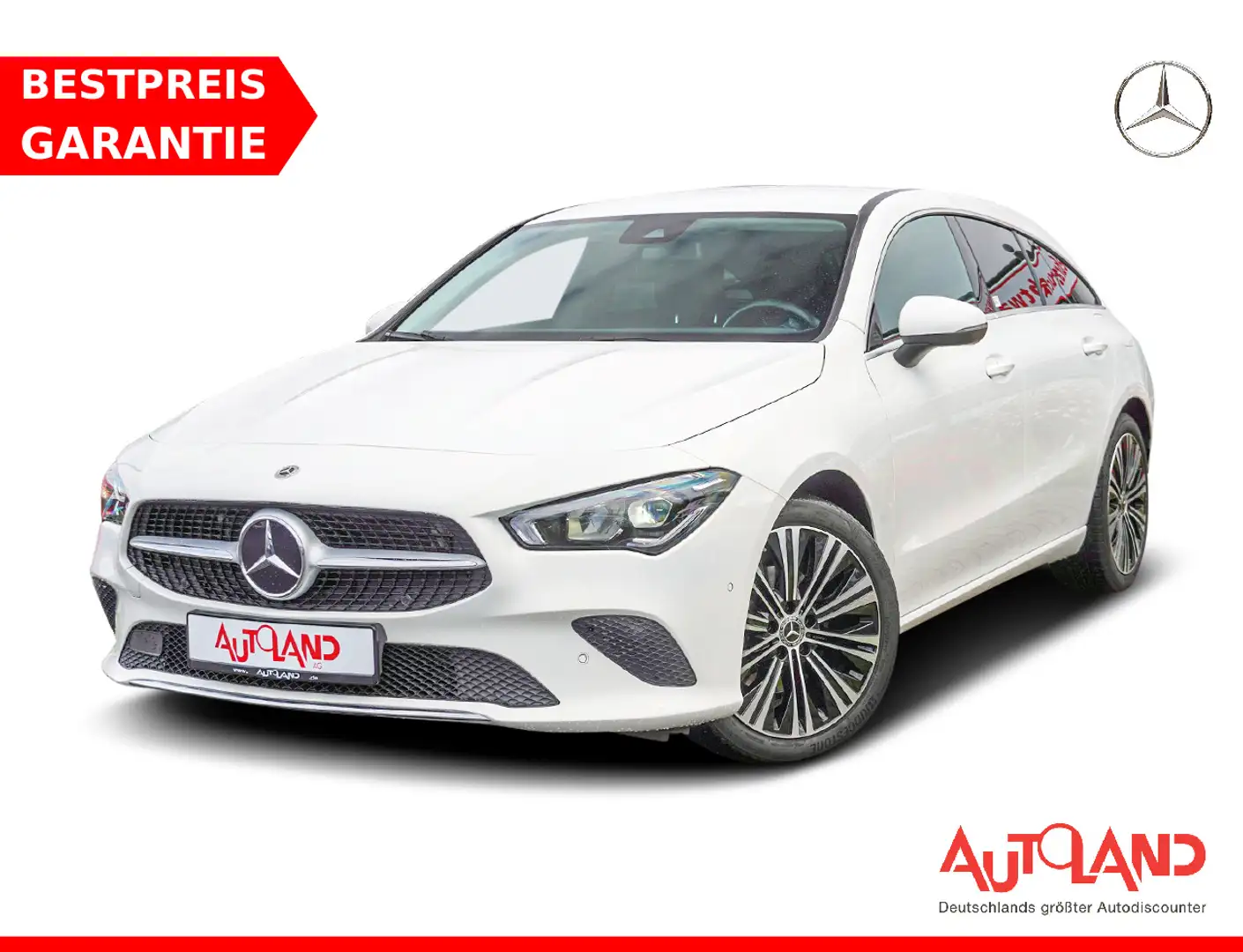 Mercedes-Benz CLA 200 CLA 200d Shooting Brake LED Navi DAB Sitzheizung P Weiß - 1