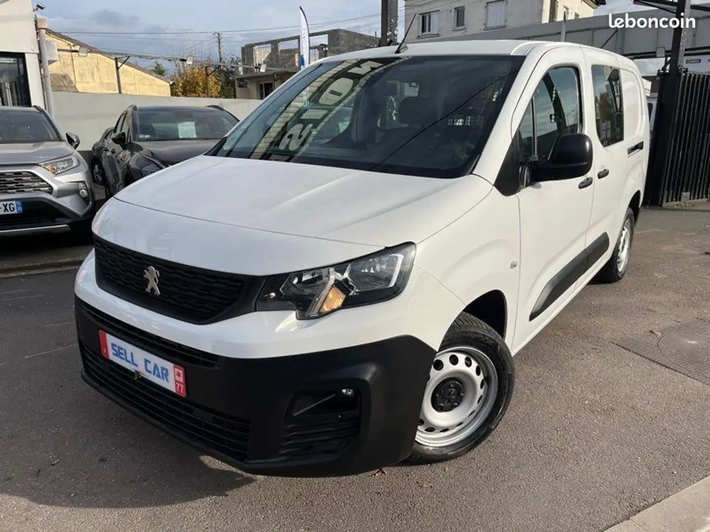 Peugeot Partner Cabine approfondie bluehdi 100ch 5 places Blanc - 1