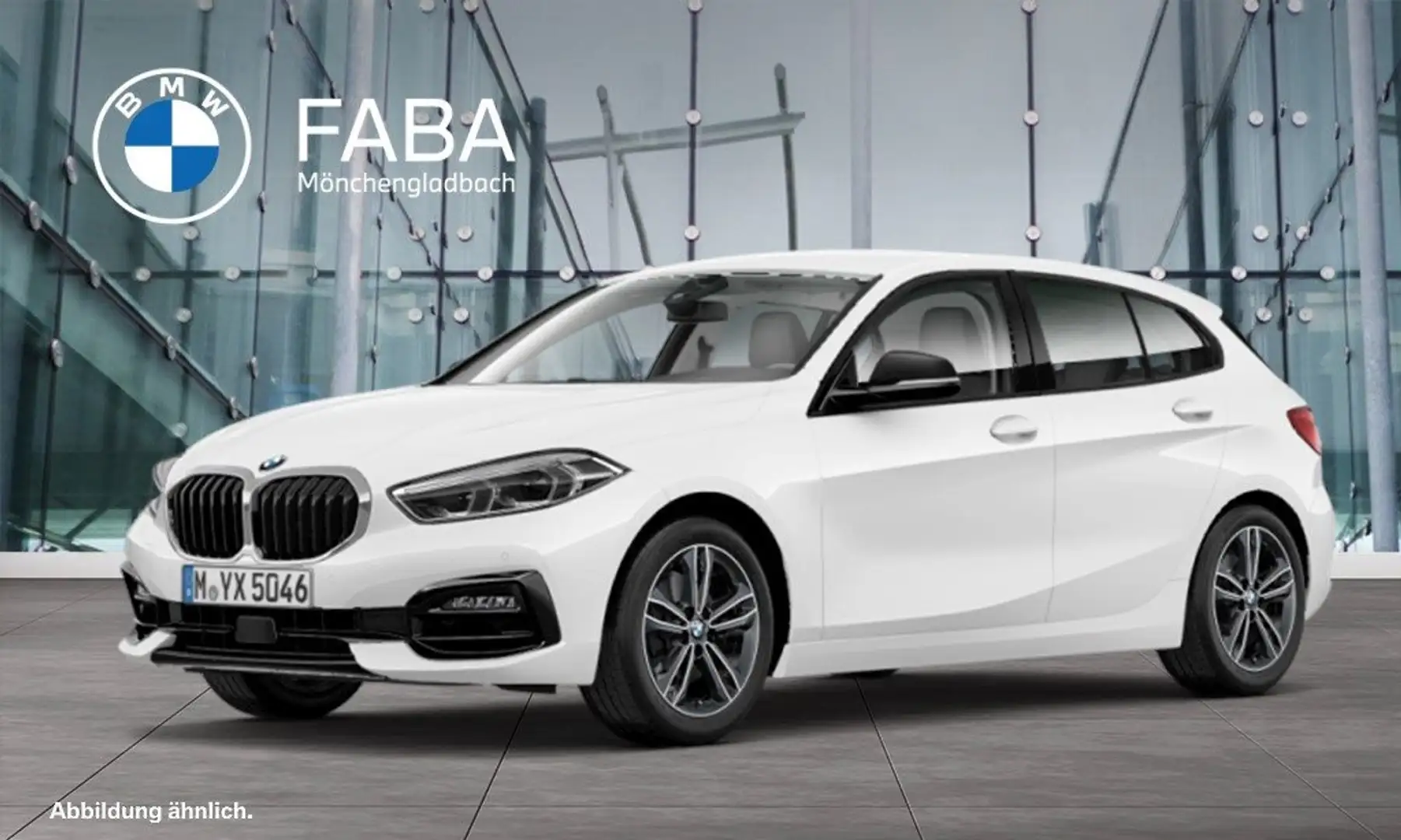 BMW 118 i Hatch Sport Line HiFi DAB LED WLAN Shz PDC Weiß - 1