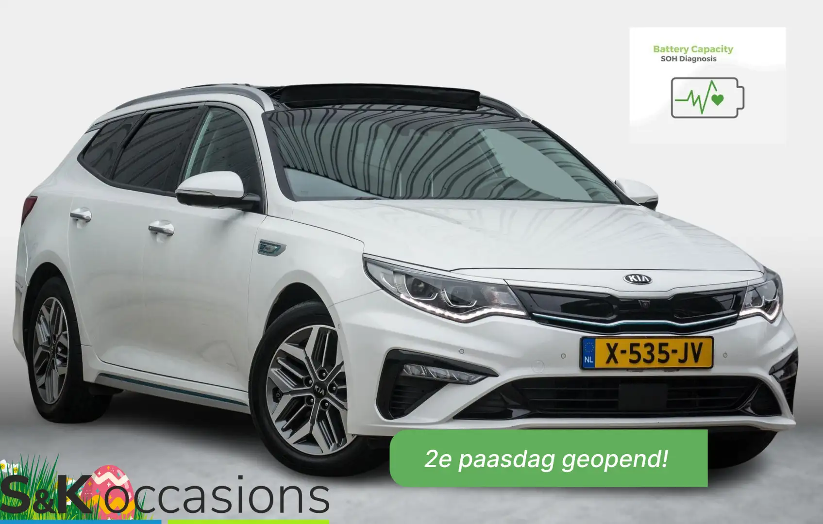 Kia Optima Sportswagon 2.0 GDI PHEV HalfLeder PANODAK Keyless Blanco - 1