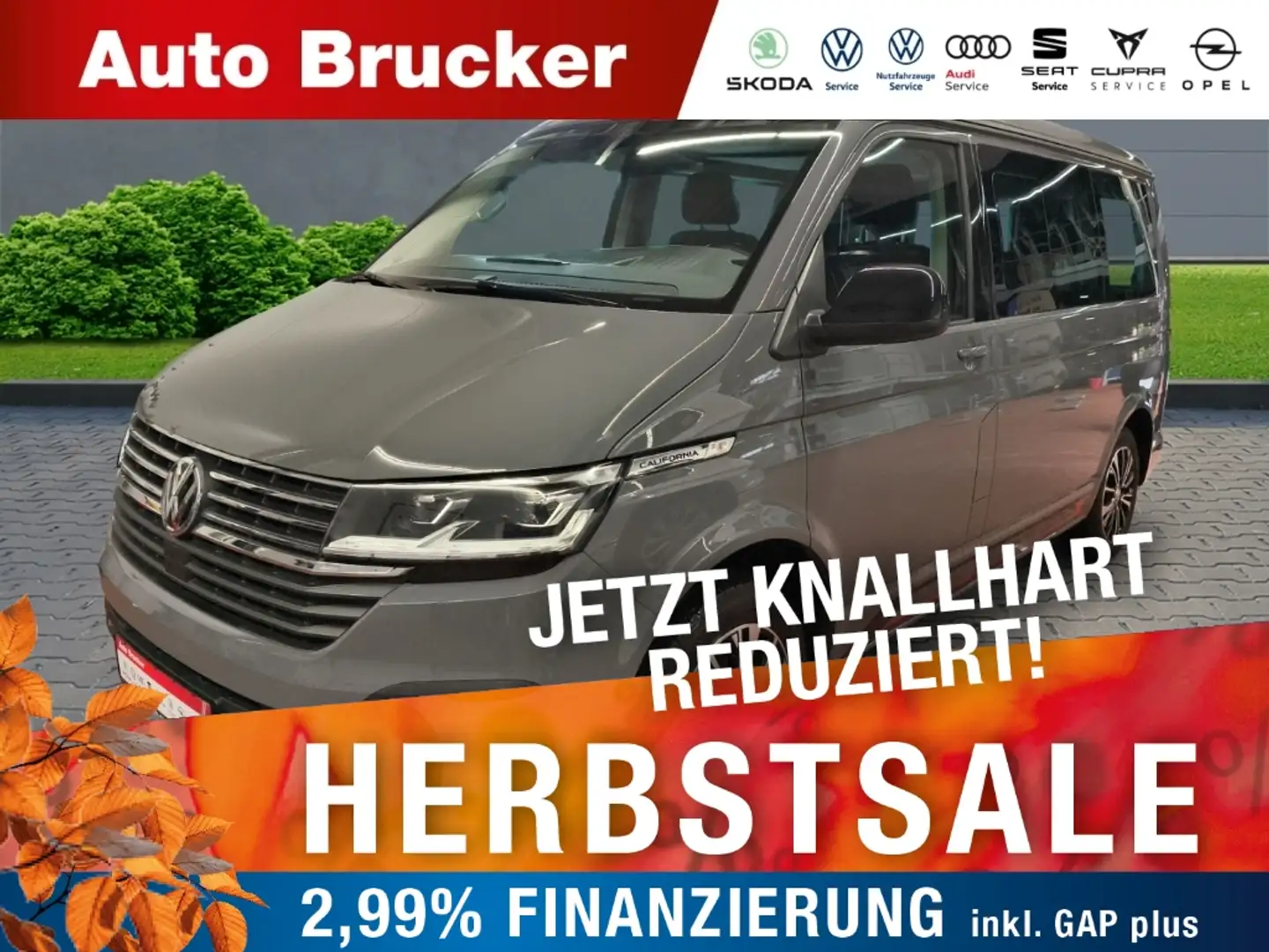 Volkswagen T6 California Beach Camper Edition FWD 2.0 TDI EU6d Grau - 1
