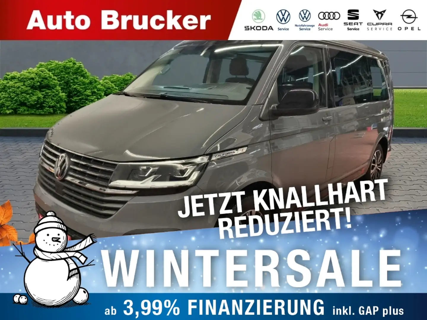 Volkswagen T6 California Beach Camper Edition FWD 2.0 TDI EU6d Grau - 1