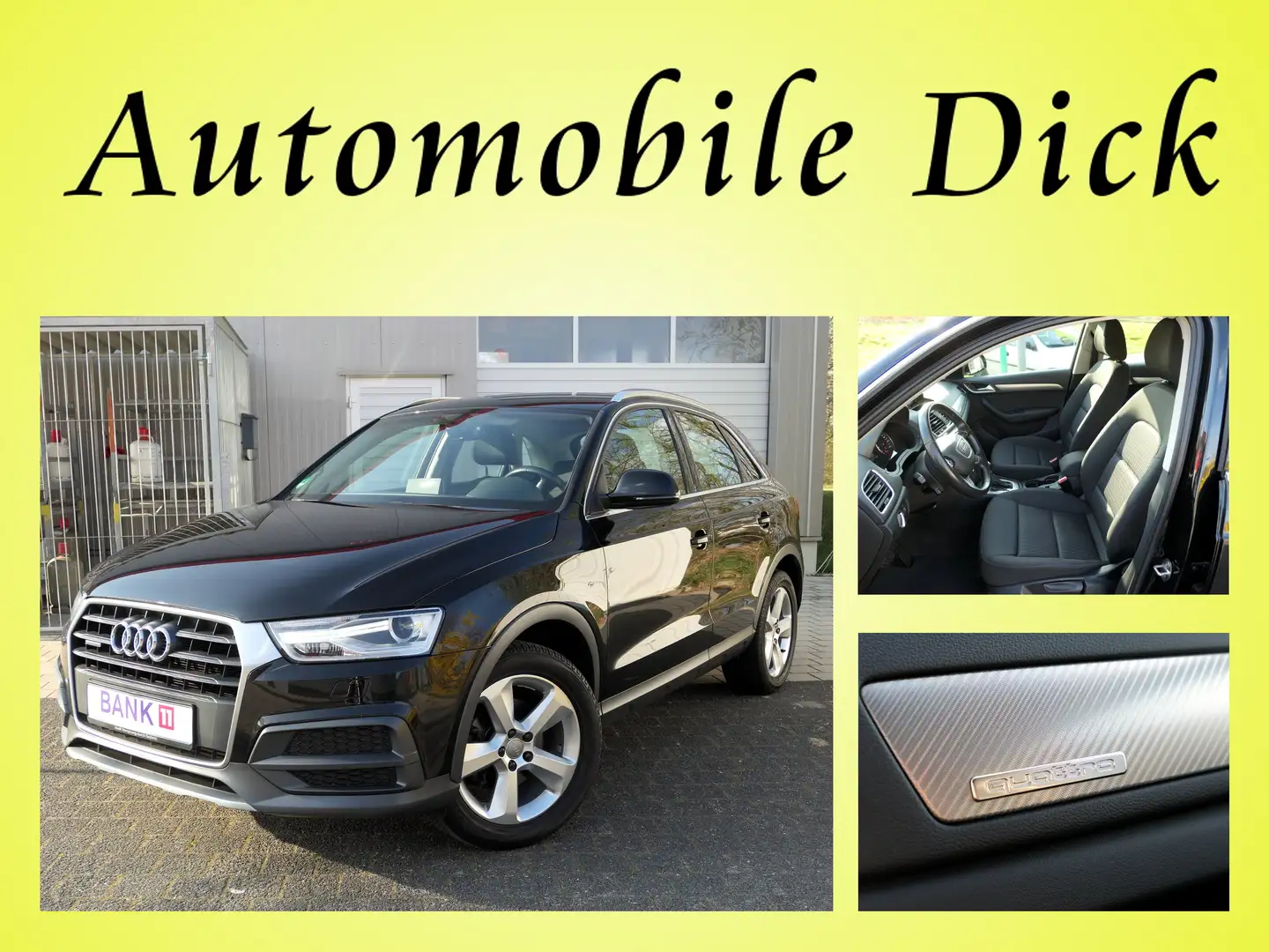 Audi Q3 quattro S-Line 18" Design TÜV neu Zwart - 1