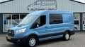 Ford Transit 2.0 TDCI 96KW 131PK DC DUBBELE CABINE L2H2 EURO 6 Blauw - thumbnail 1