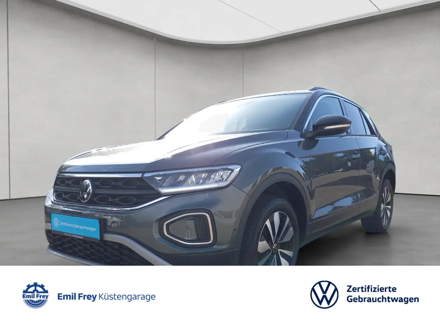Volkswagen T-Roc 1.5 TSI -MOVE- DSG LED/ Navi/ GJR Grijs - 1