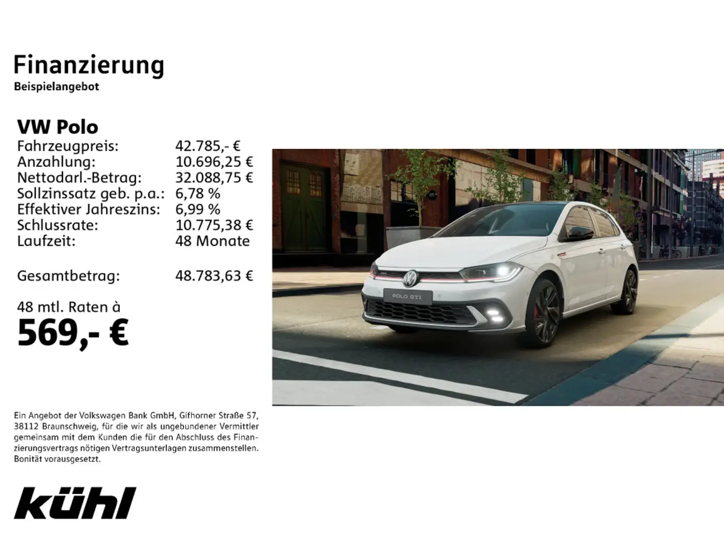 Volkswagen Polo VI 2.0 TSI OPF DSG GTI Weiß - 2