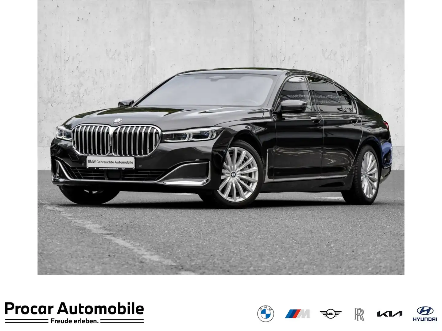 BMW 750 i xDrive H/K+HuD+DA PROF+360°+GLASDACH+19" Grigio - 1