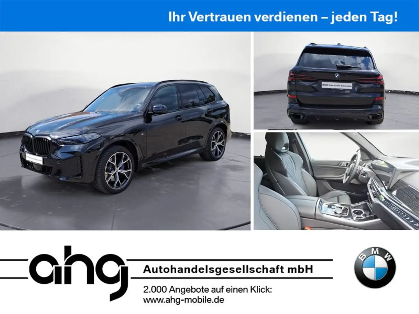 BMW X5 xDrive40d *MSportPro*Shadow*Gestik*LiveCockpi Noir - 1