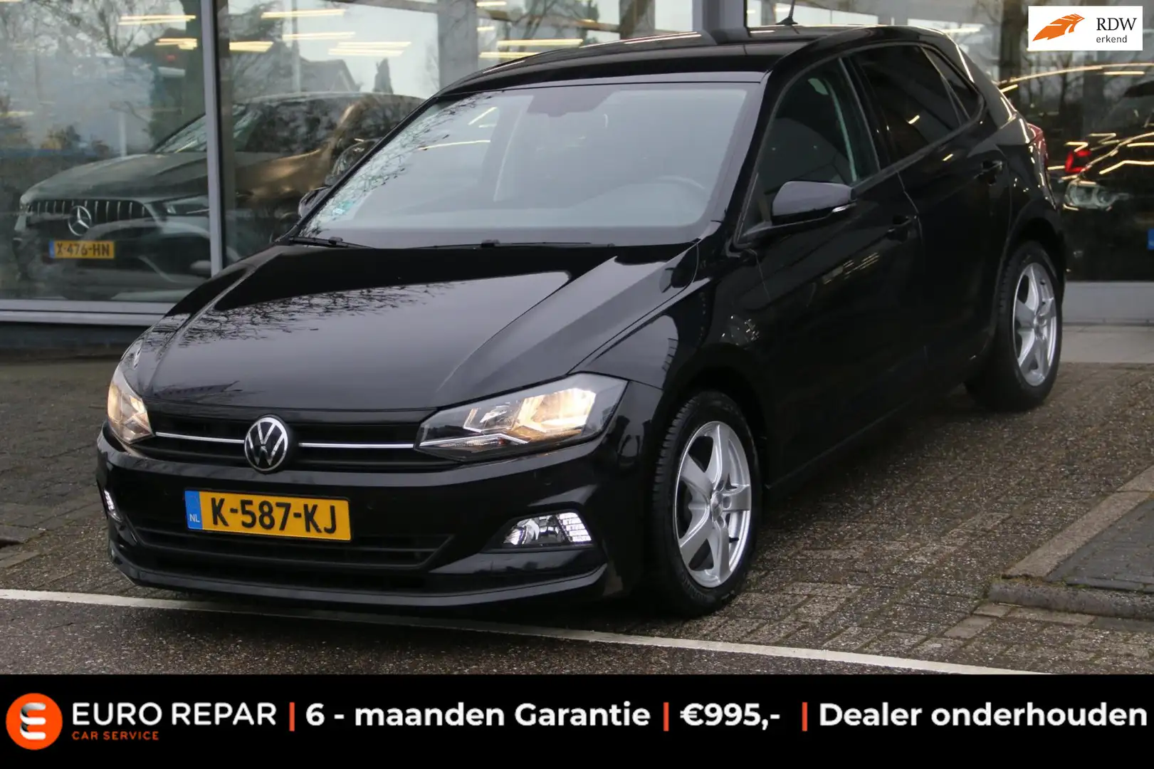 Volkswagen Polo 1.0 TSI Comfortline Business VIRT. COCKPIT NL-AUTO Noir - 1