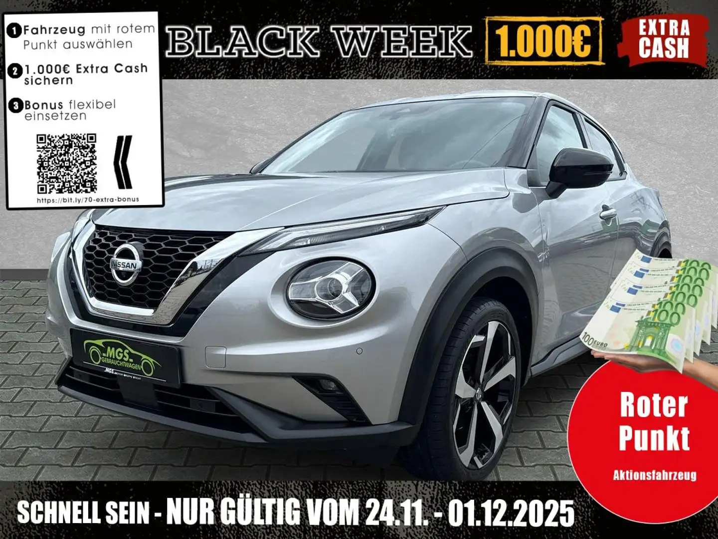 Nissan Juke Tekna 1.0 12V KAT DAB #BT #ANDROID Schwarz - 1