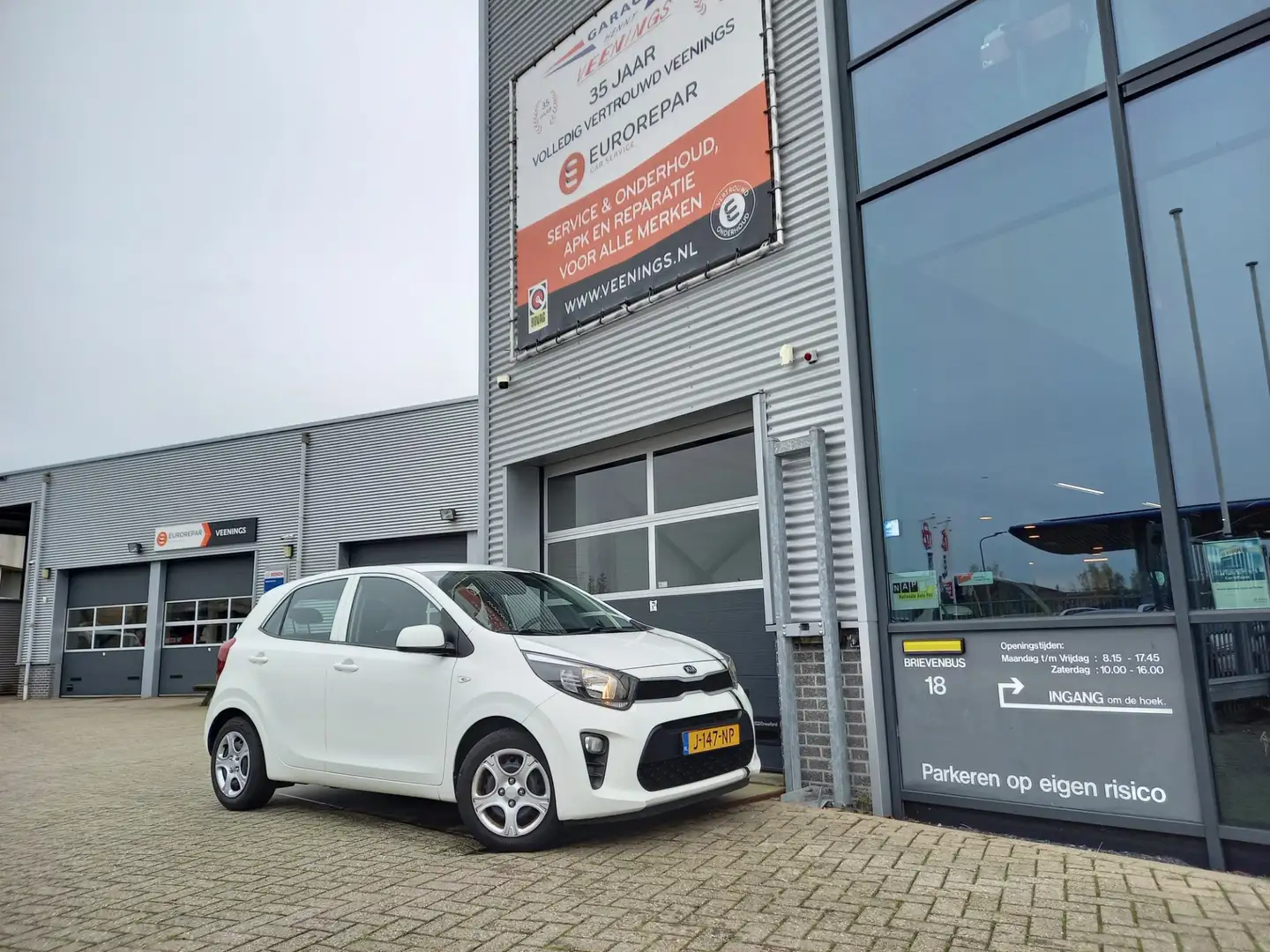 Kia Picanto 1.0 CVVT ComfortLine - NL AUTO - 1 EIGENAAR - AIRC Blanc - 2