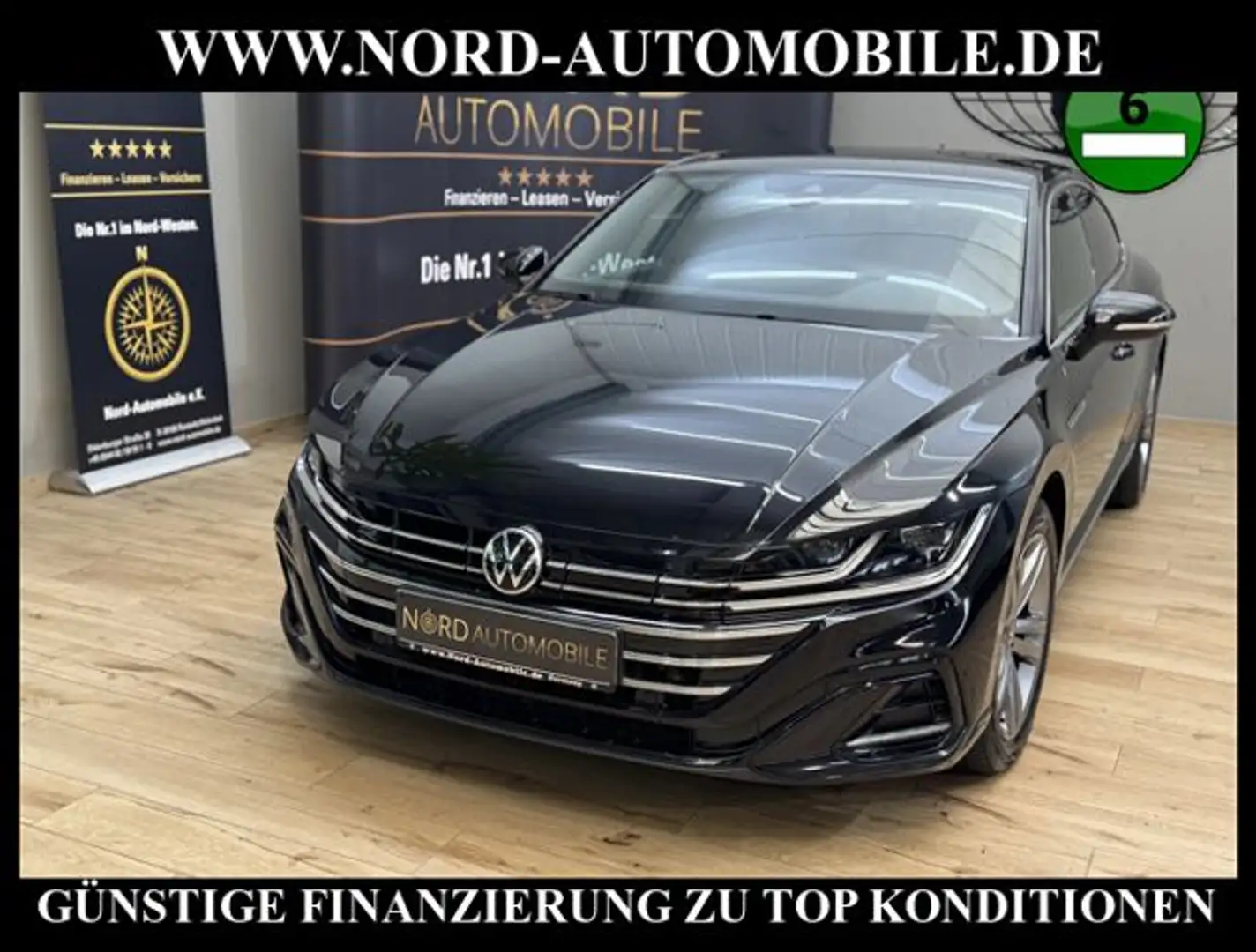 Volkswagen Arteon R-Line 1.4 TSI eHybrid DSG Dig.Cockpit R-Line Schwarz - 1