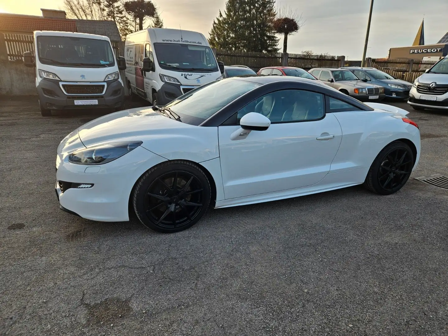 Peugeot RCZ Basis, Leder, 8-fach bereift Blanc - 2