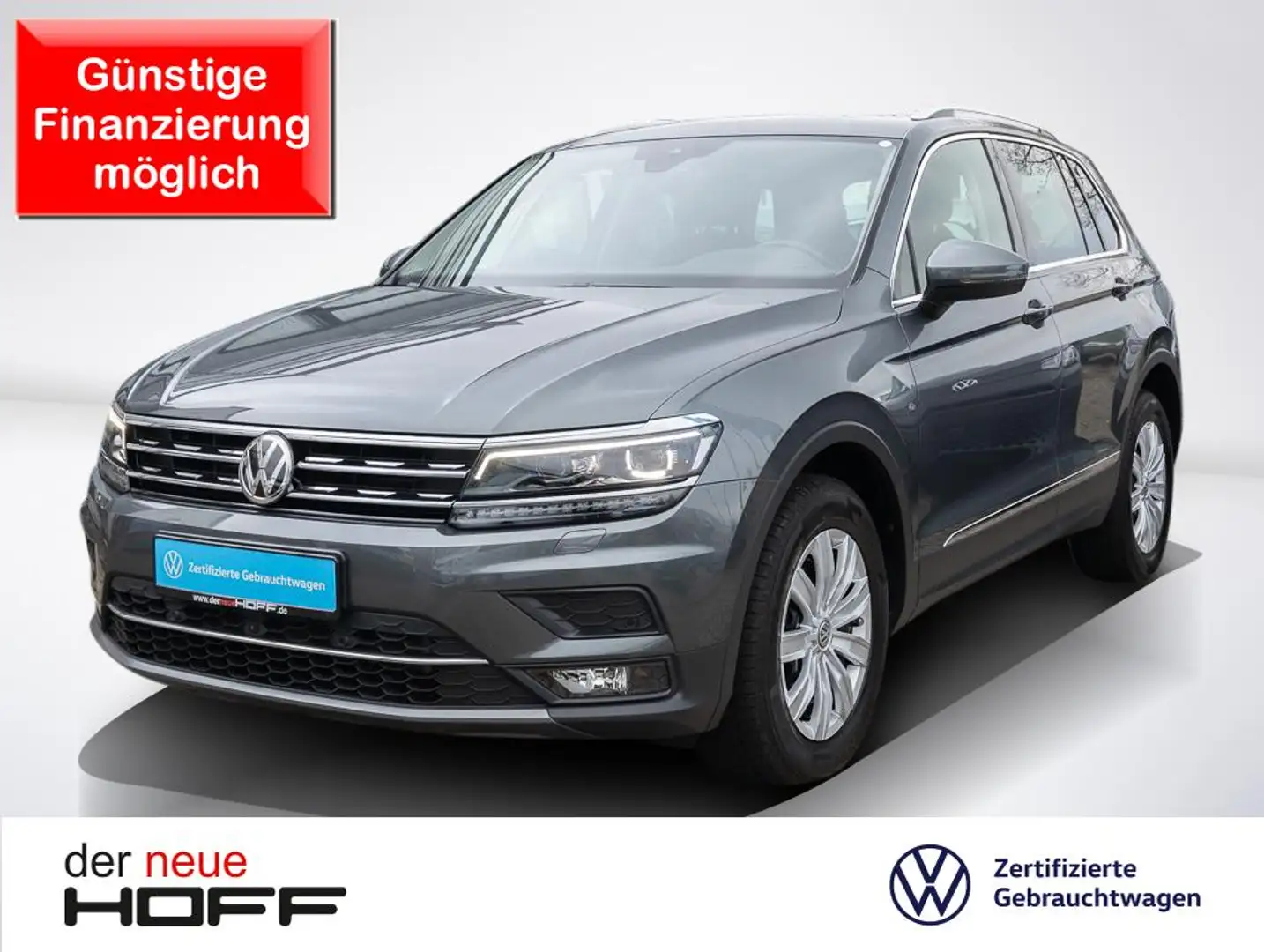 Volkswagen Tiguan 2.0 TSI 4Motion DSG Highline PANO LED NAVI AREA VI Gris - 1