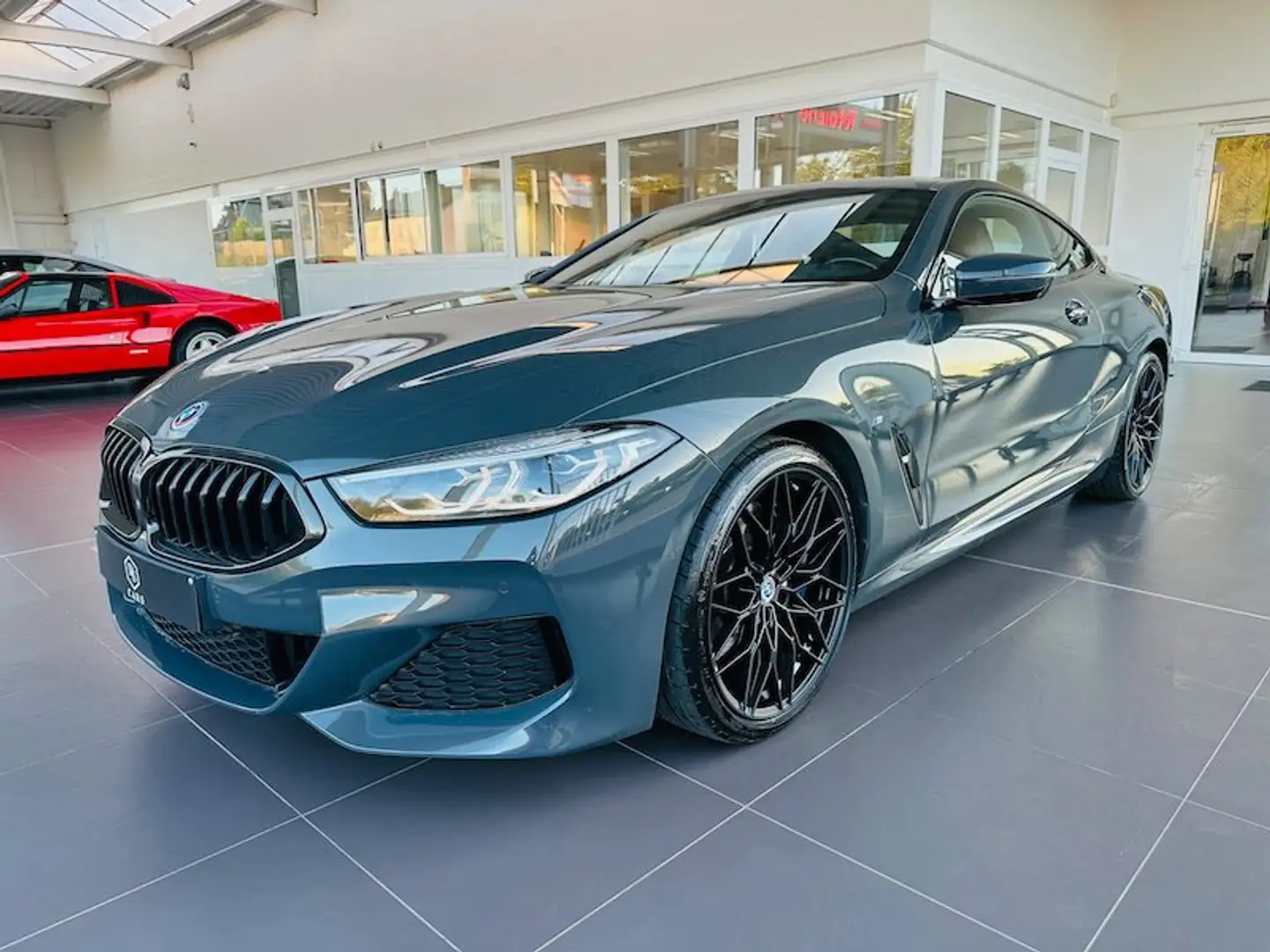 BMW 840 840 dA *** GARANTIE + PACK M + LED + GPS + CUIR ** Grijs - 1