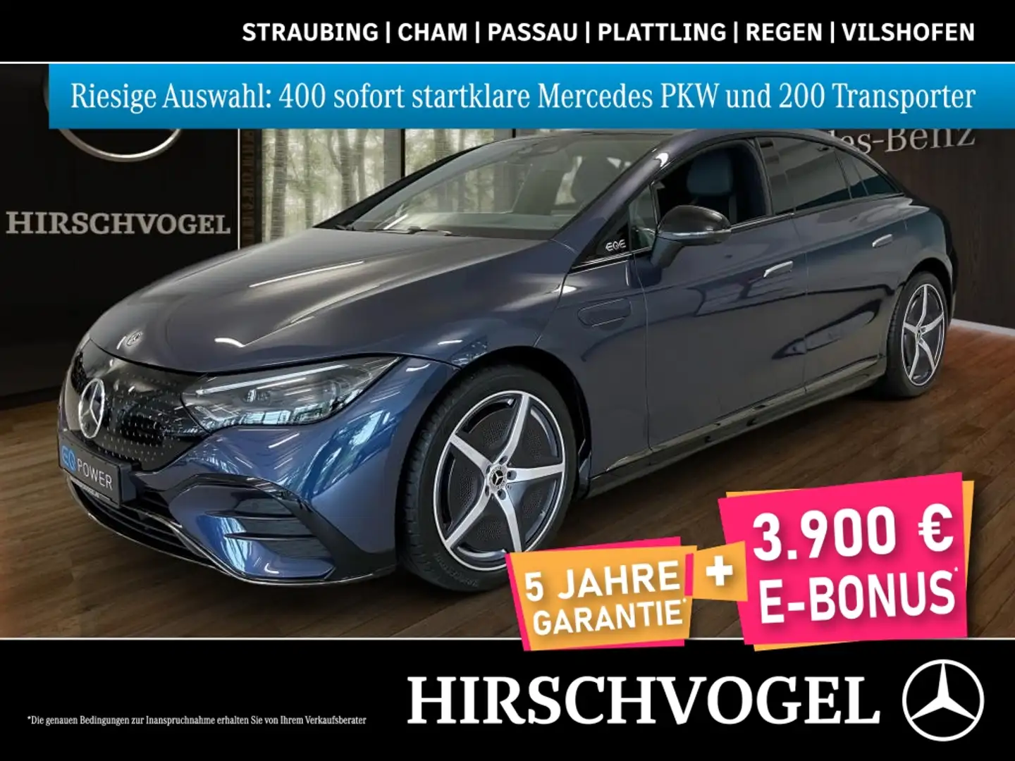 Mercedes-Benz EQE 350 + EDITION AMG-Line+AIRMATIC+DISTRONIC+HUP Albastru - 1