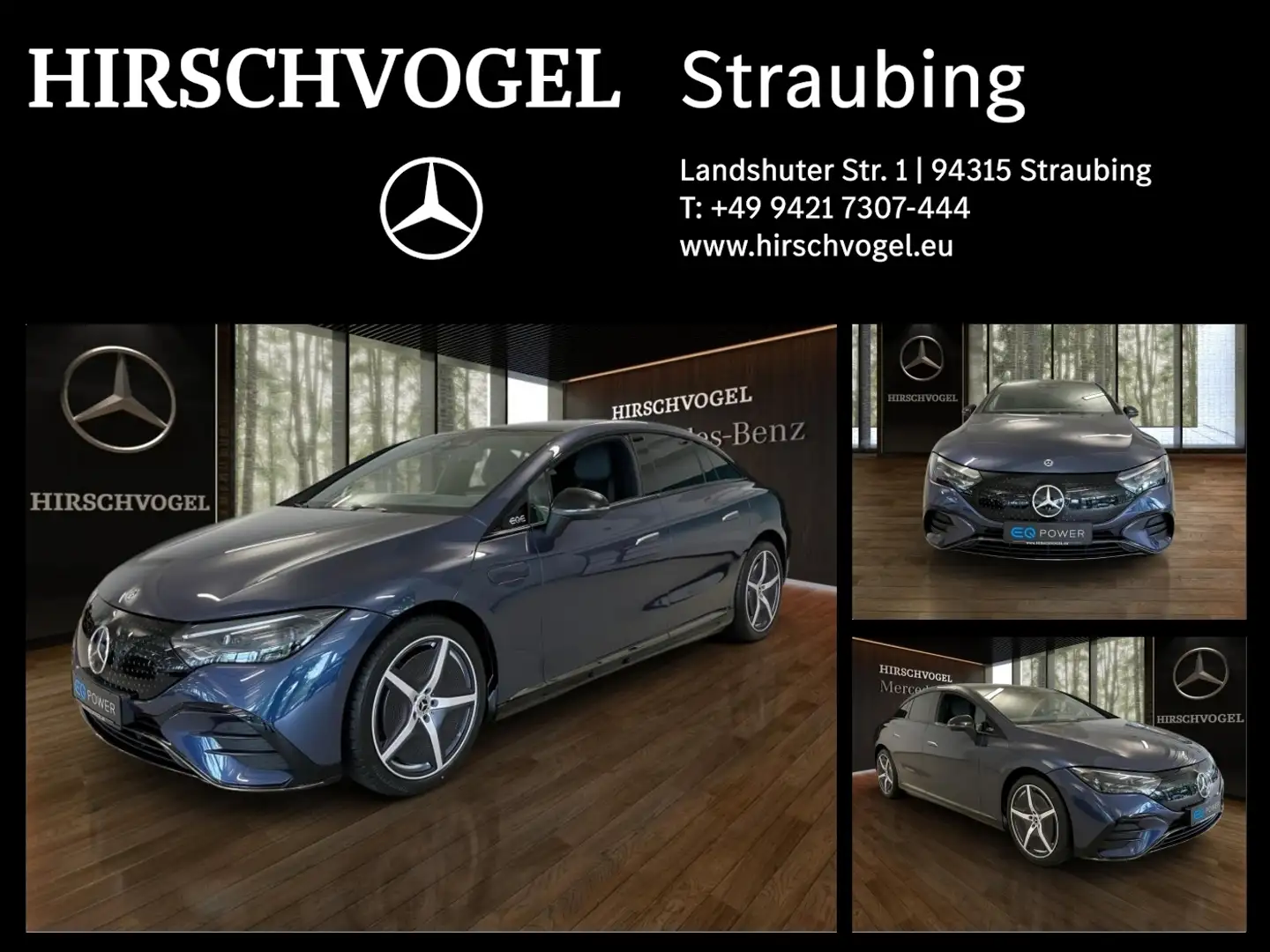 Mercedes-Benz EQE 350 + EDITION AMG-Line+AIRMATIC+DISTRONIC+HUP Bleu - 1