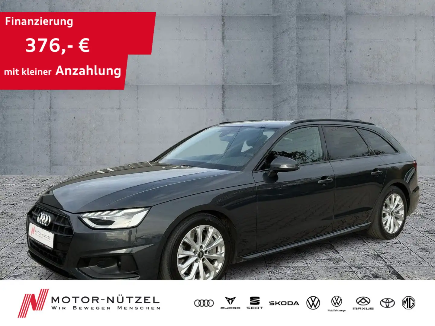 Audi A4 45TFSI S-TR QU ADVANCED 5JG+LED+ACC+RFK Grau - 1