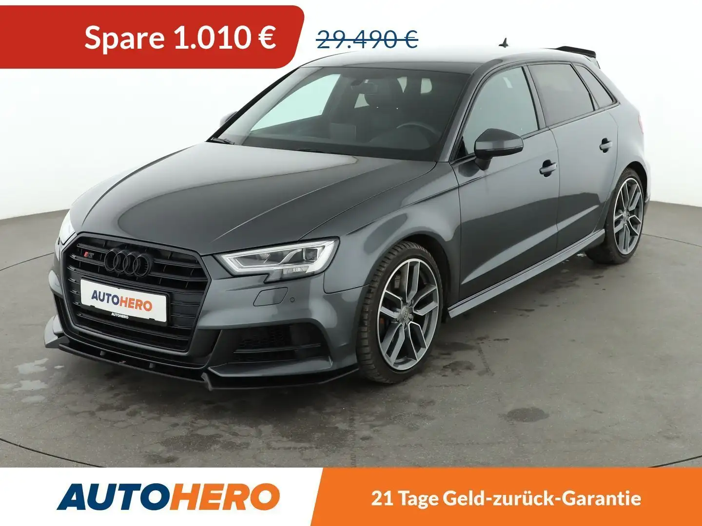 Audi S3 2.0 TFSI quattro Aut.*B&O*NAVI*LED*TEMPO*PDC*SHZ* Gris - 1