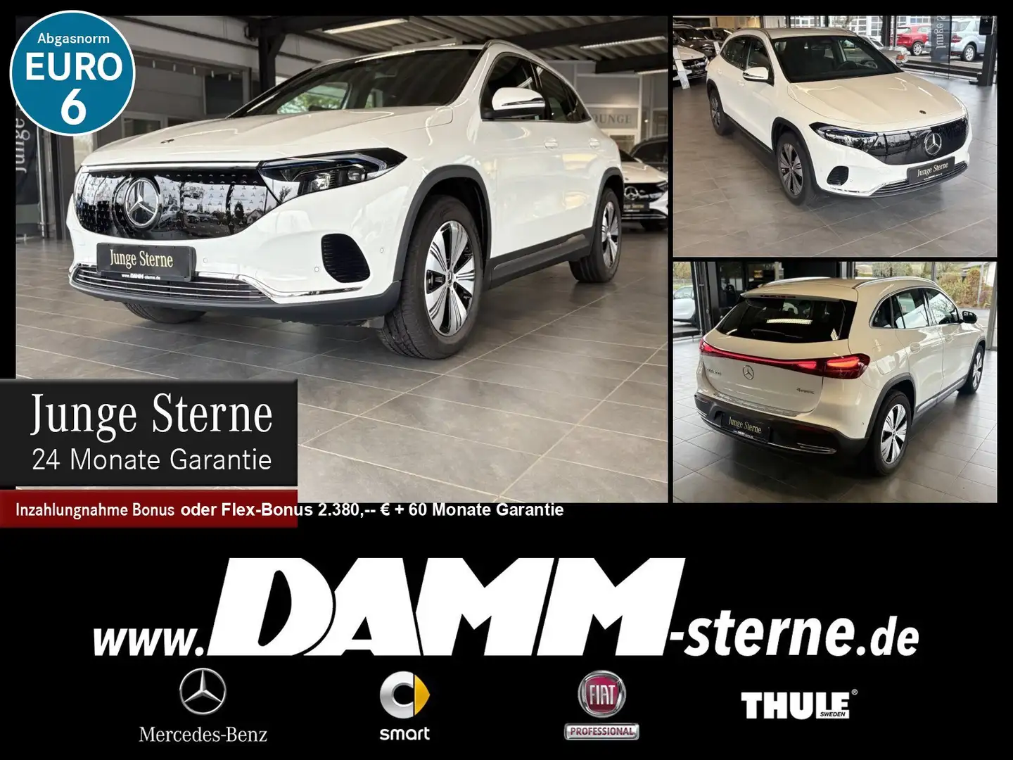 Mercedes-Benz EQA 300 EQA 300 4M Progressive Adv./AHK/Winter-P./+ Flex Weiß - 1