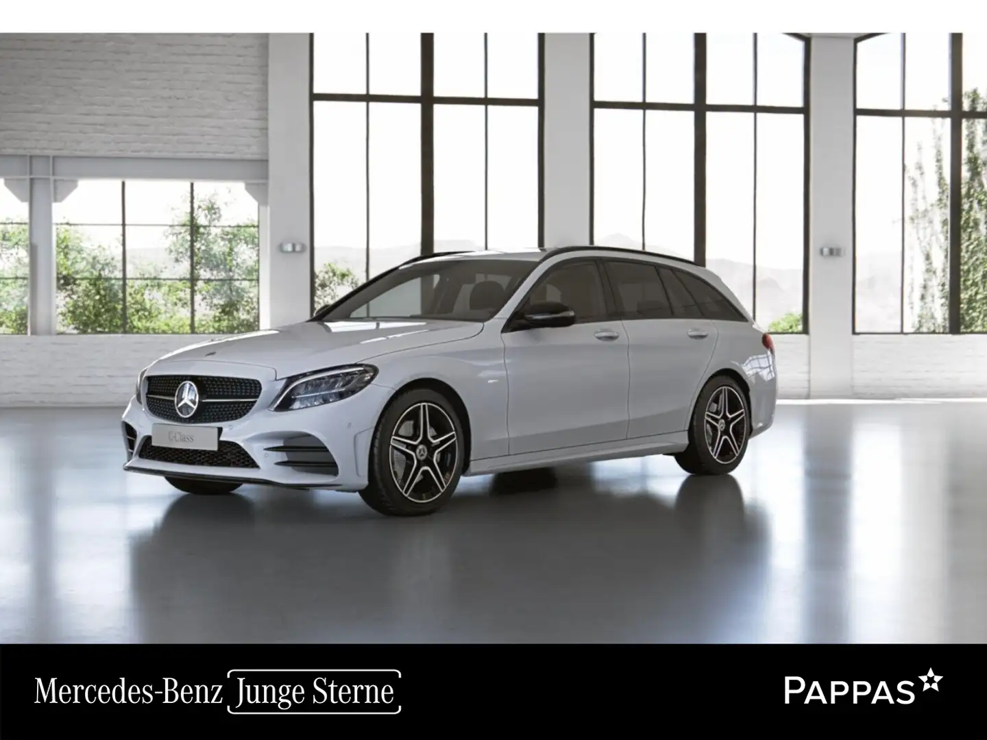 Mercedes-Benz C 220 d T-Modell AHK PTS Cam Distr Navi AUT Wide Biały - 1