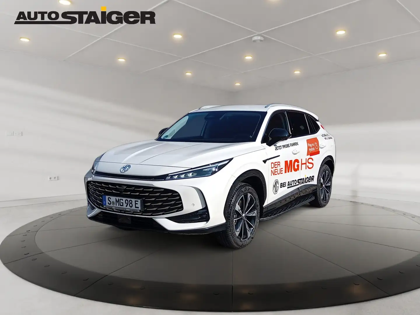 MG HS PHEv 100  km elektrisch/Carplay/Navi/SUV Weiß - 2
