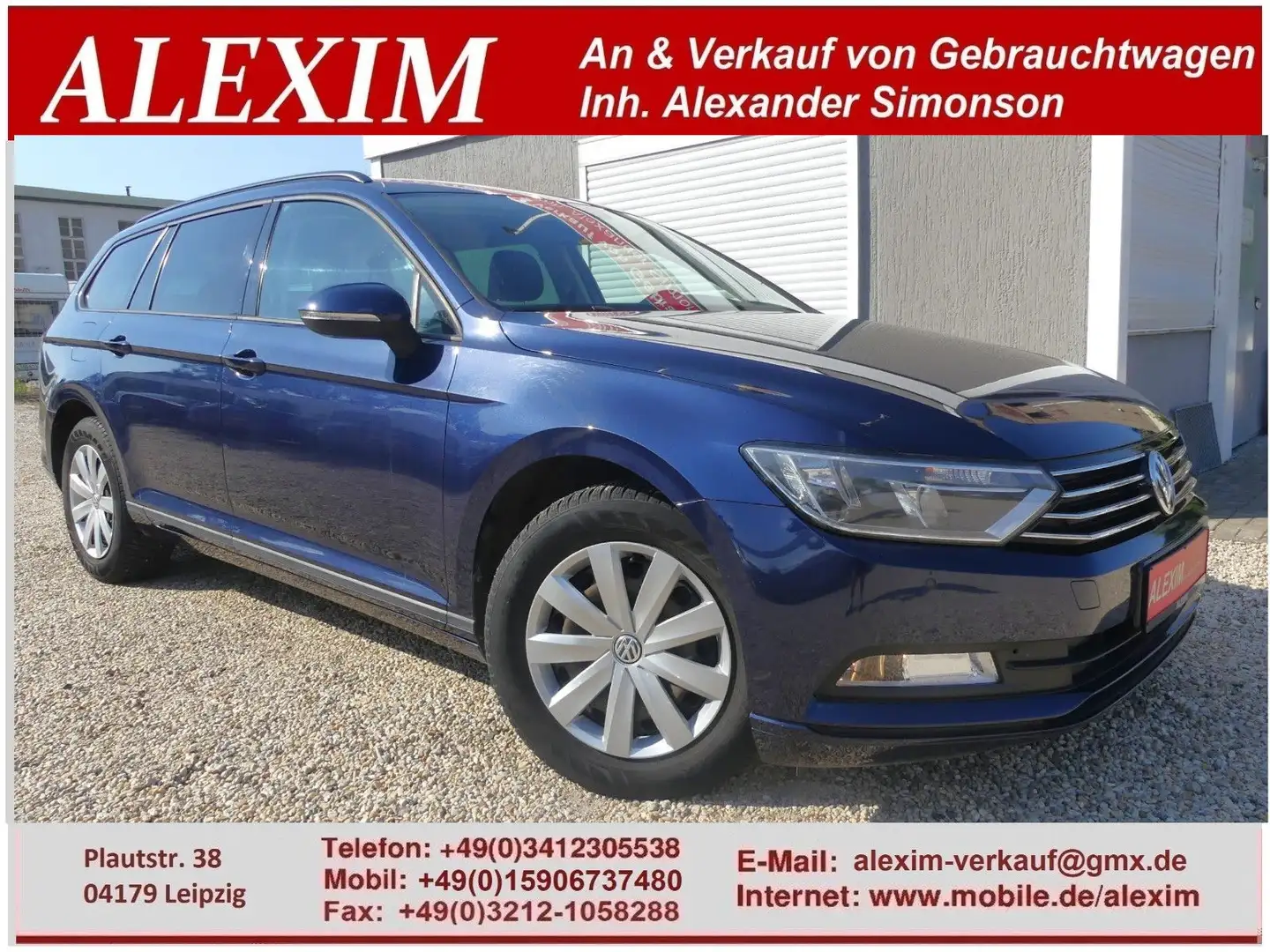 Volkswagen Passat Variant Passat 1.4 TSI Variant SHZ/Bluetooth/USB/PDC Blau - 1
