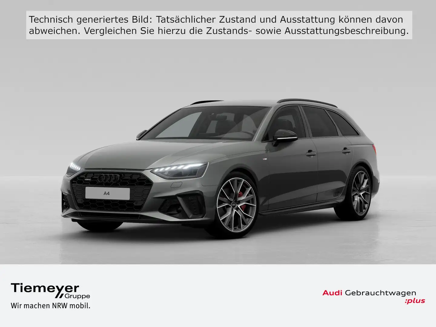 Audi A4 40 TFSI Q 2x S LINE AHK MATRIX LM19 Grau - 1