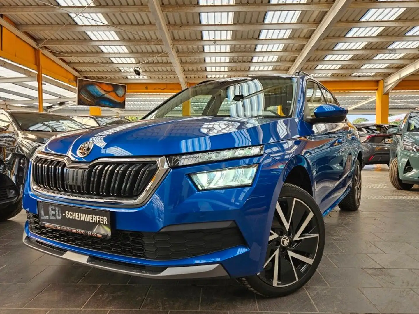 Skoda Kamiq Ambition*1.Hd*PDC-Kamera*Navi*LED*Apple/An Blau - 1