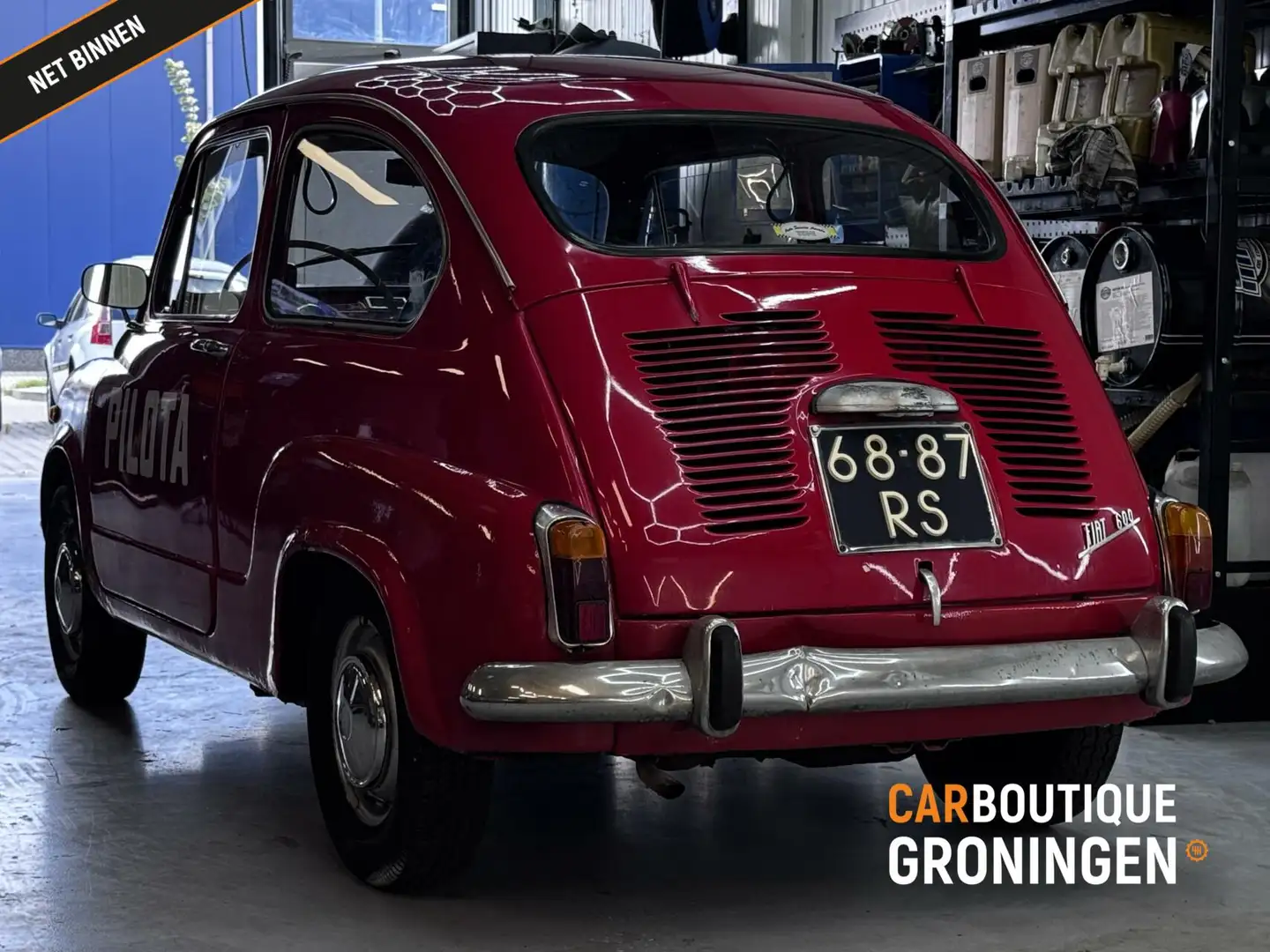 Fiat 600 L Oldtimer |1971| Authentieke beleving, goed rijde Rood - 2