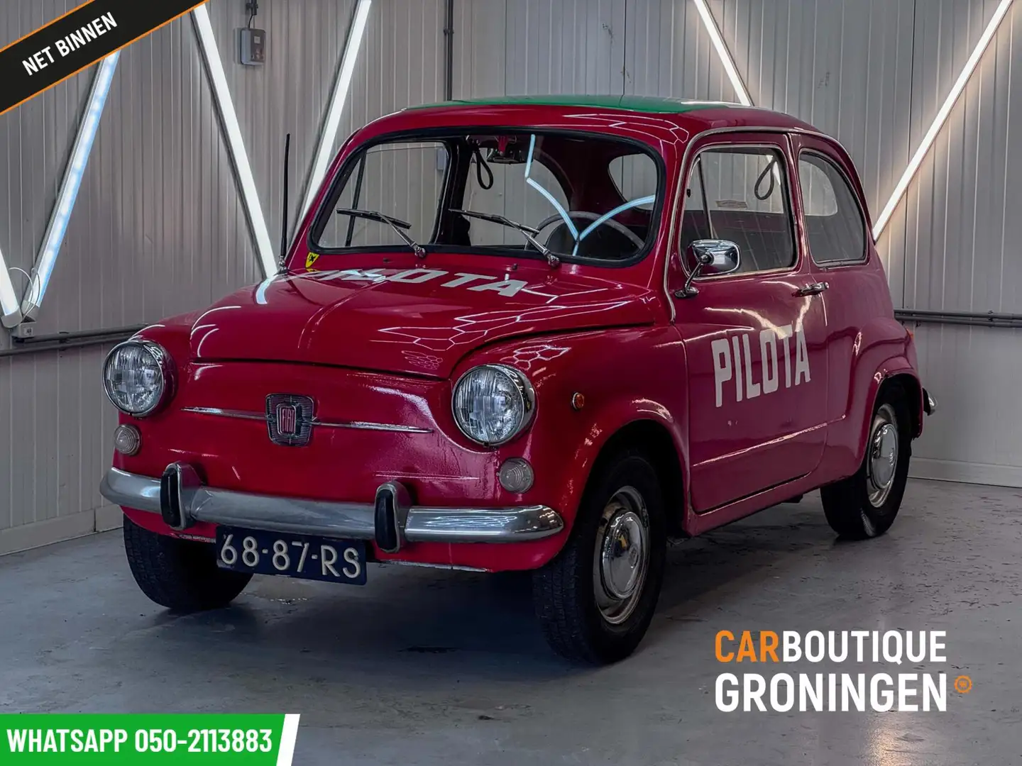 Fiat 600 L Oldtimer |1971| Authentieke beleving, goed rijde Rood - 1