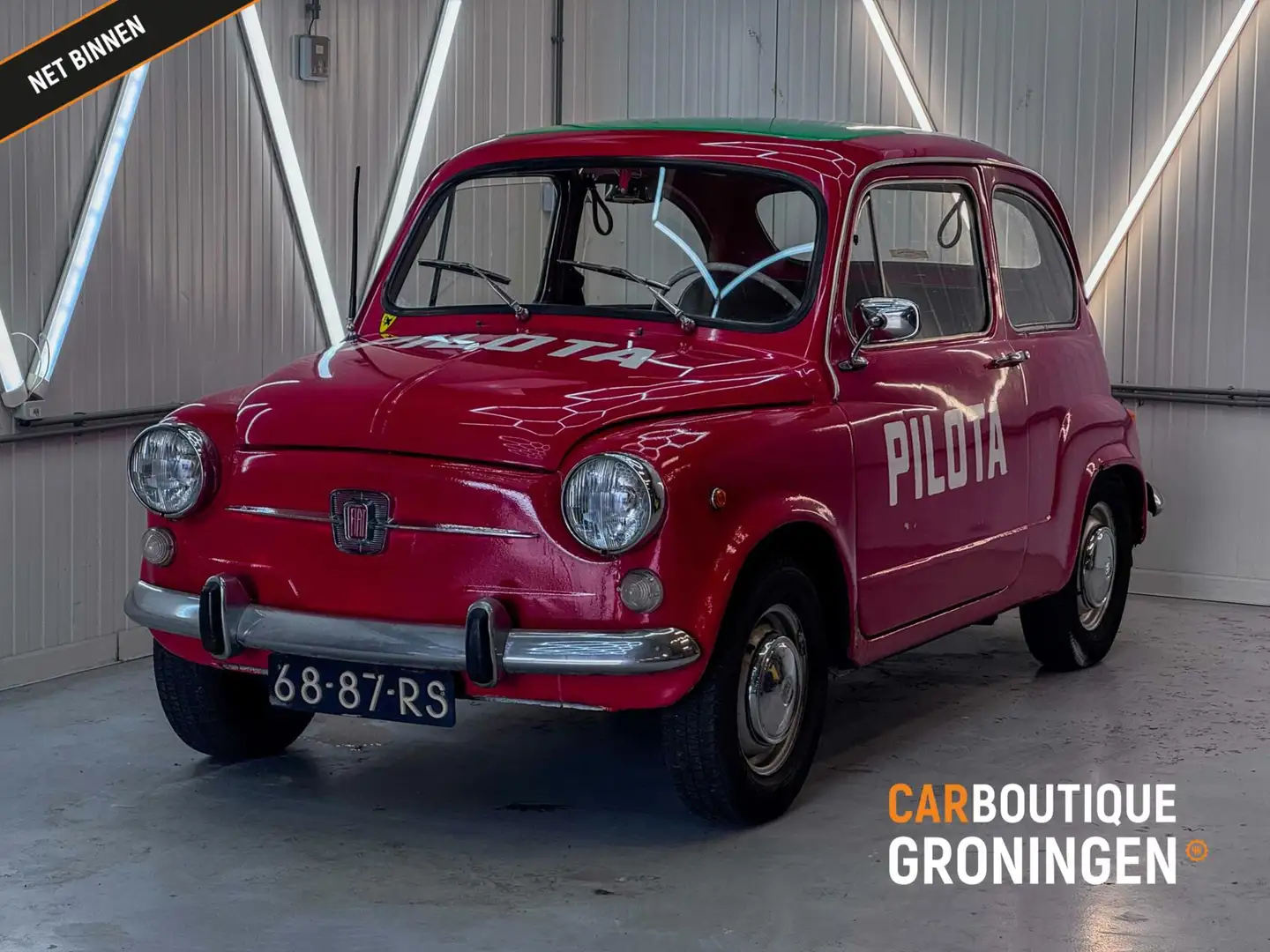 Fiat 600 L Oldtimer |1971| Authentieke beleving, goed rijde Rood - 1