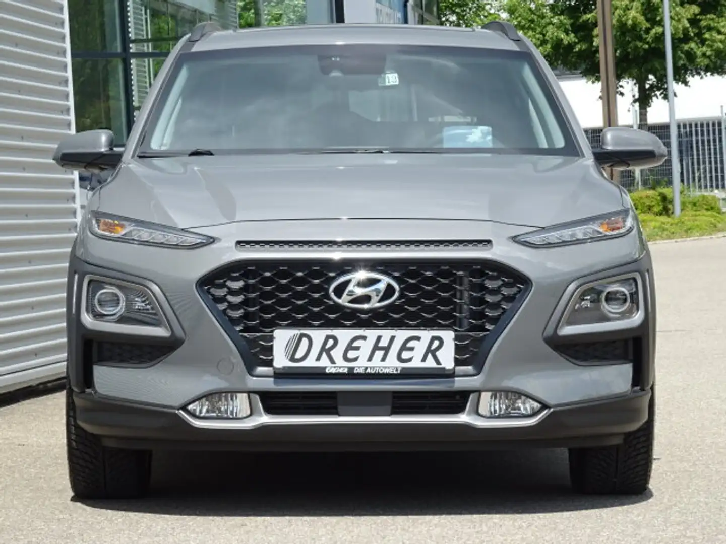 Hyundai KONA Kona 1.6 T-GDI Unique Plus 4WD LED/Navi/PDC/LM BC Grau - 2