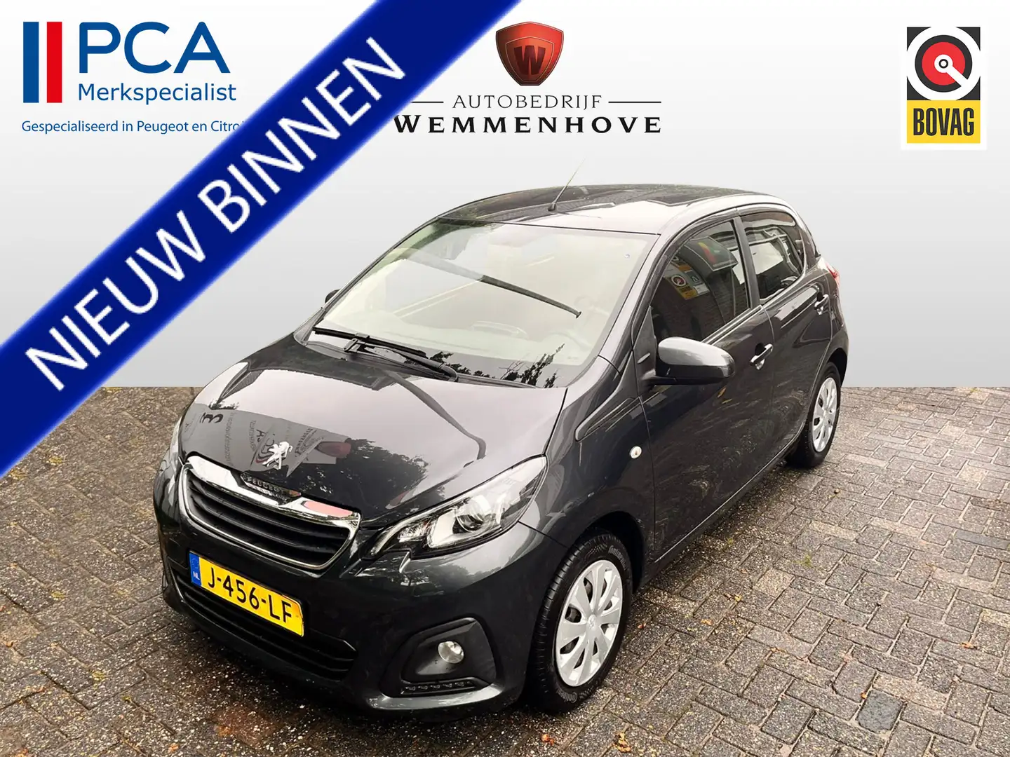 Peugeot 108 1.0 e-VTi Active 5-Drs/Airco/El.ramen/CV Grijs - 1