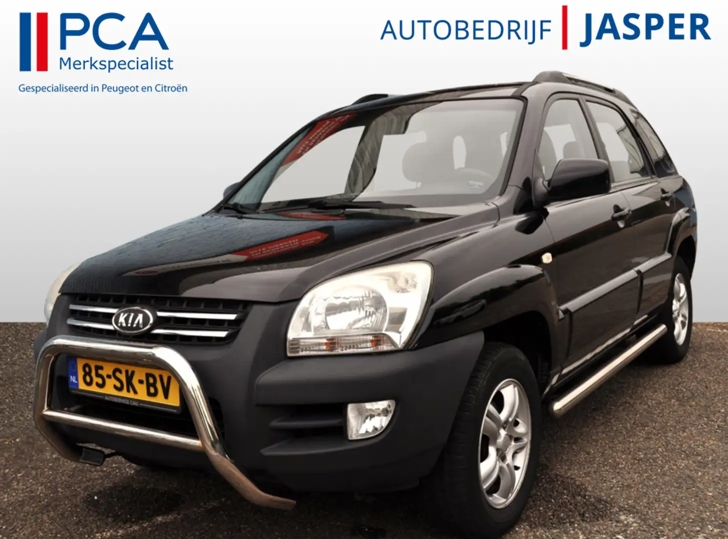 Kia Sportage 2.0 CVVT Executive trh half leder Zwart - 1