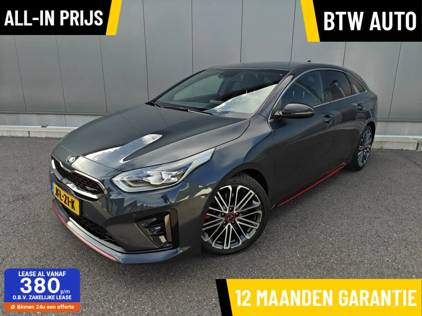 Kia ProCeed / pro_cee'd 1.6 T-GDI GT|Carplay|205pk|Camera|Stoelverwarmin Gris - 1