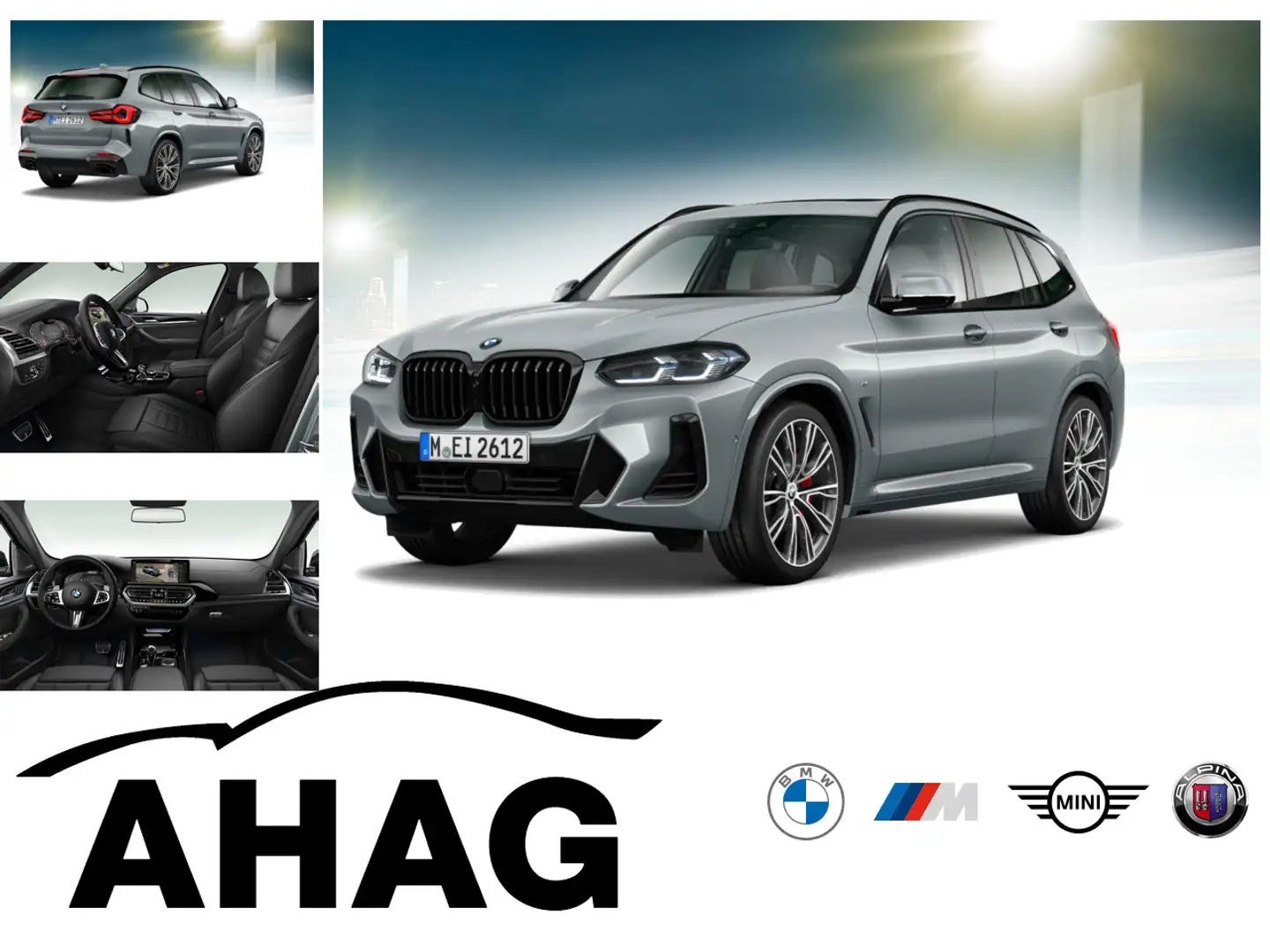 BMW X3 xDrive30d AT M Sportpaket Innovationsp. EDC Grau - 1