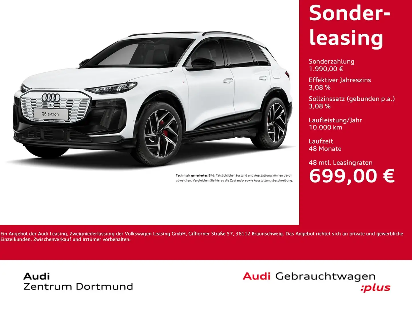 Audi Q6 e-tron quattro S LINE WÄRMEPUMPE PANO B&O AHK Weiß - 1