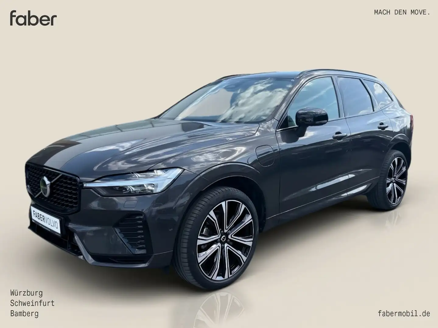 Volvo XC60 T8 AWD R-Design Plug-In Hybrid Gris - 1