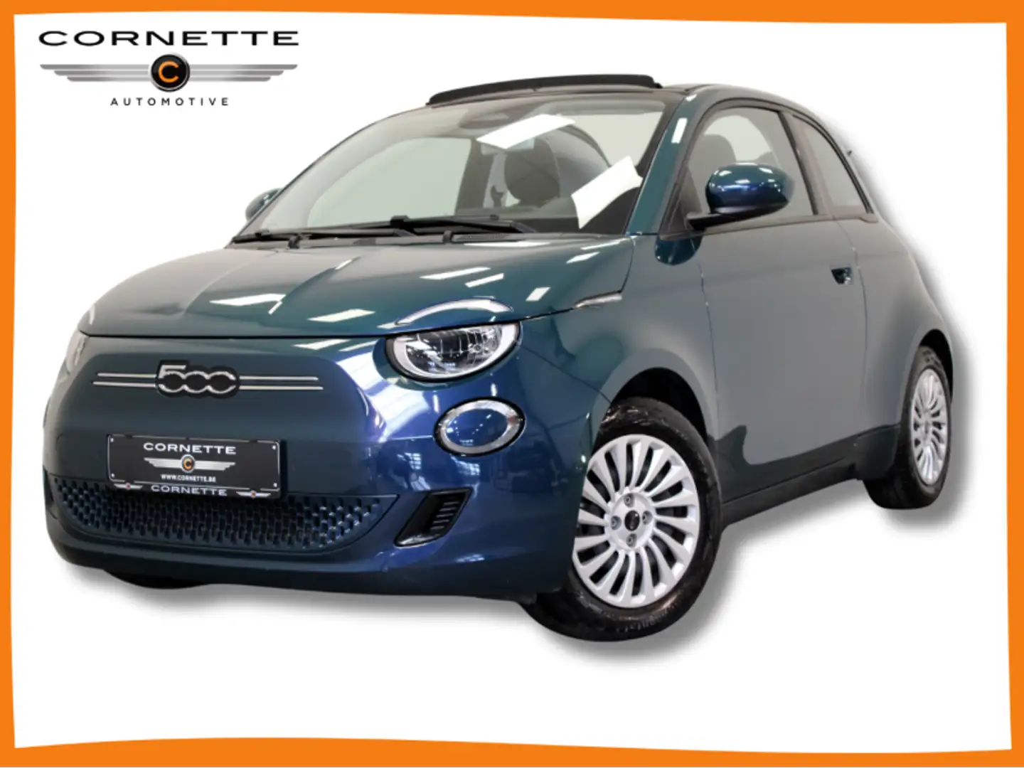 Fiat 500e Icon CABRIOLET 42 kWh DAB GROTE BATTERIJ - CARPLAY Vert - 1