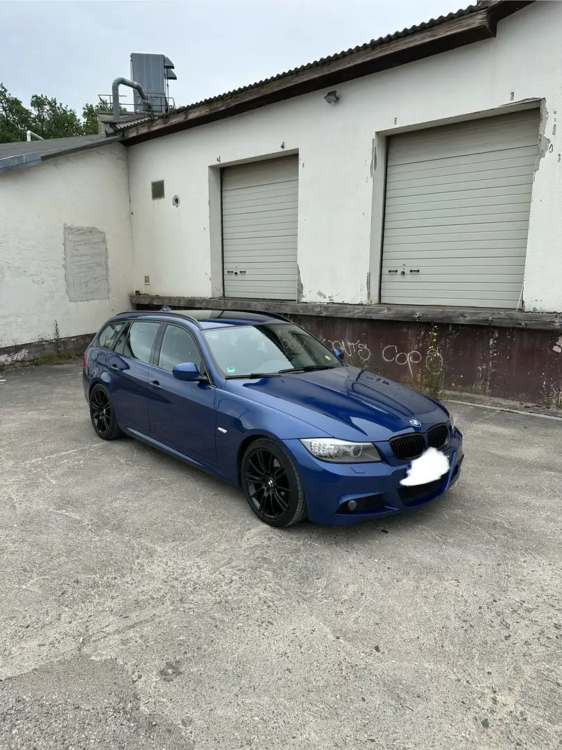 BMW 320 BMW E91 320d Edition Sport M-Paket 184PS Bleu - 1