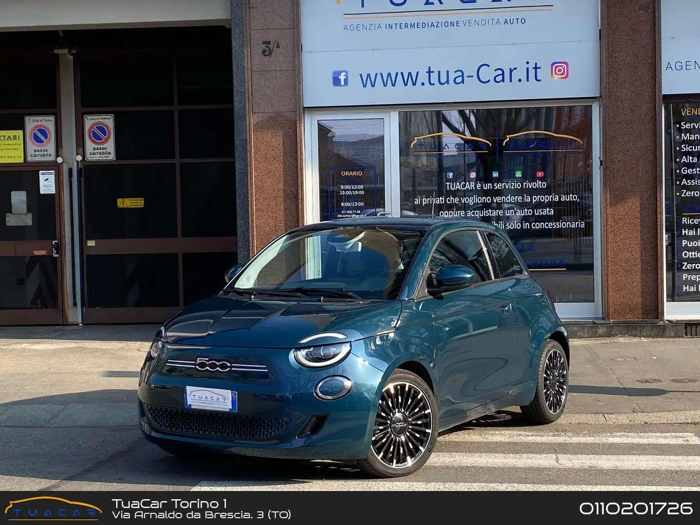 Fiat 500e Icon 42 kwh Verde - 1