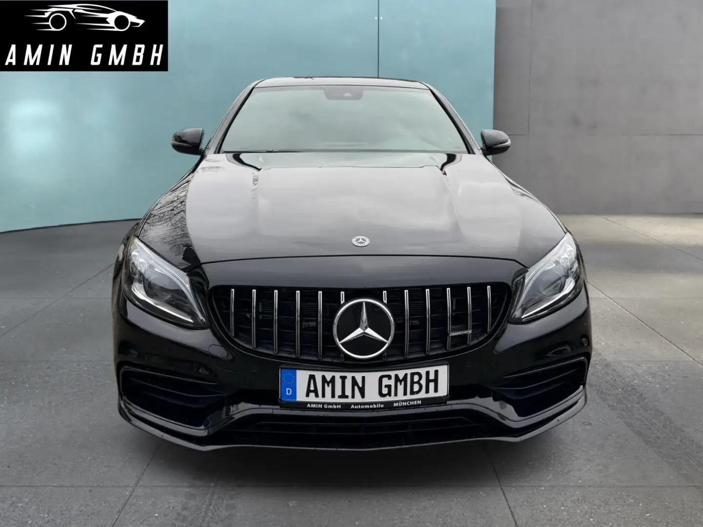 Mercedes-Benz C 63 AMG Pano deutsches Fahrzeug Schwarz - 2