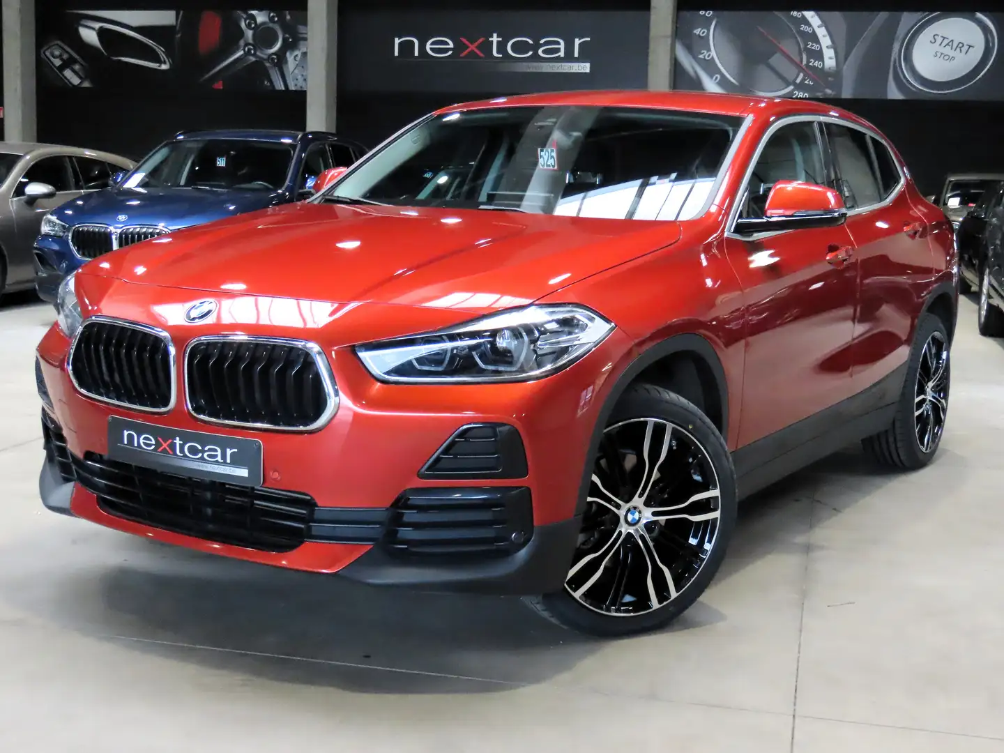 BMW X2 18dA sDrive XLine NAVI-CUIR SPORT-FULL LED-CRUISE Orange - 1