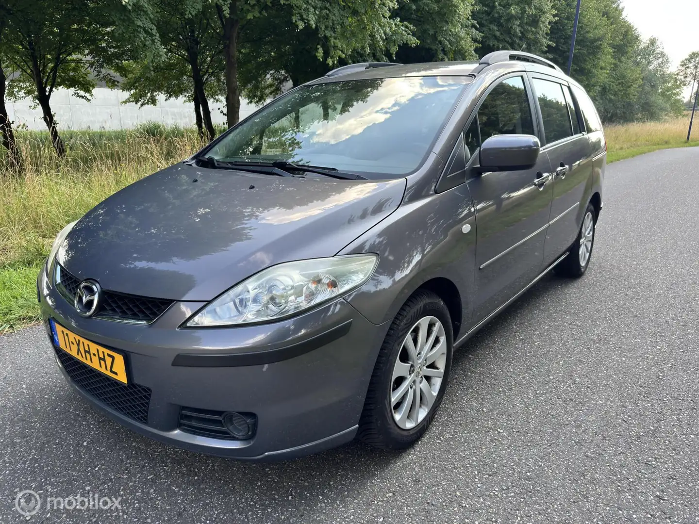 Mazda 5 1.8 Touring*NEW APK 07/26*7 PERS.*AIRCO*TREKHAAK Grigio - 1