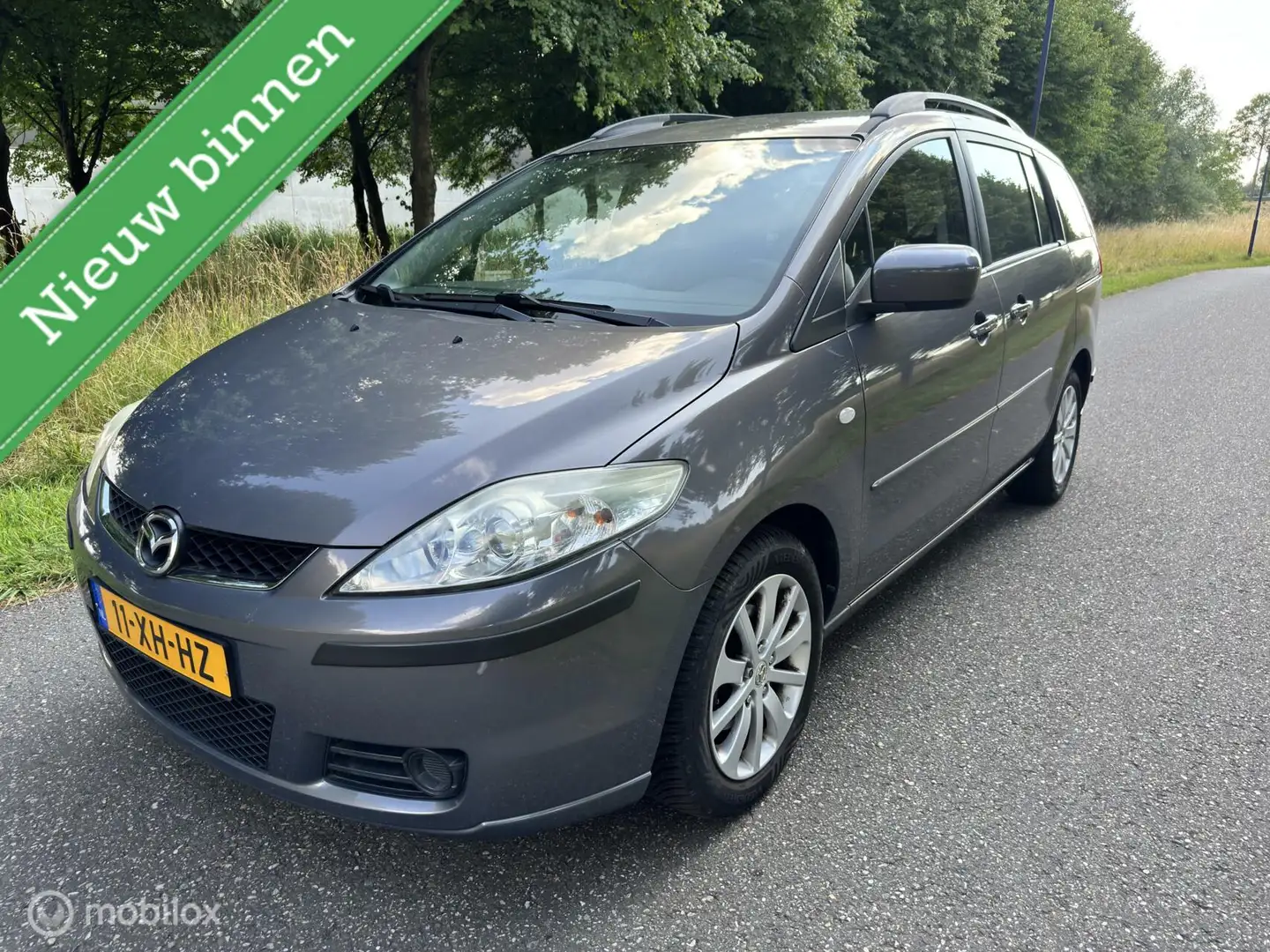 Mazda 5 1.8 Touring*NEW APK 07/26*7 PERS.*AIRCO*TREKHAAK Grijs - 1