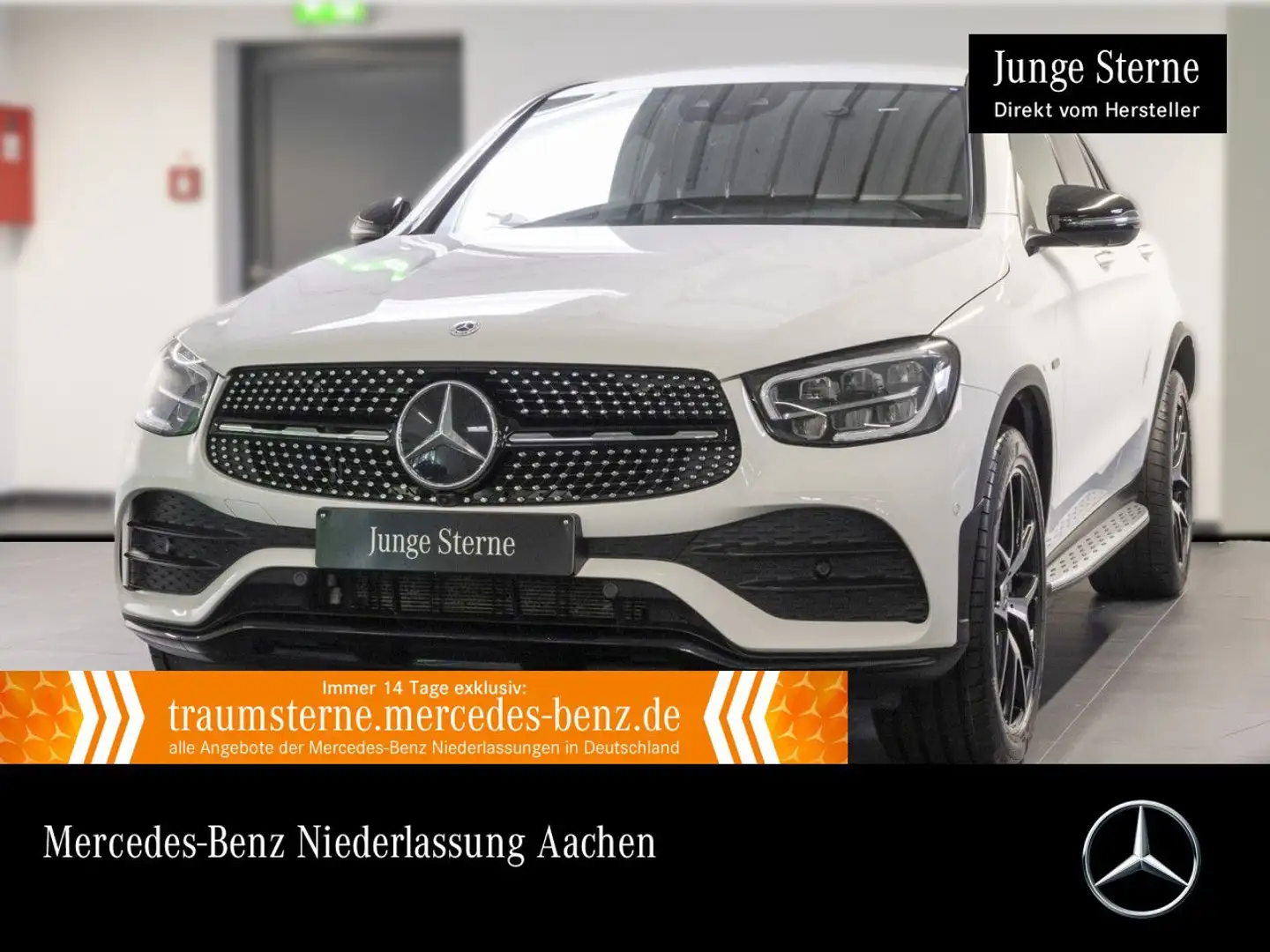 Mercedes-Benz GLC 300 e Coupé 4M AMG+NIGHT+360+LED+KEYLESS+9G Blanco - 1